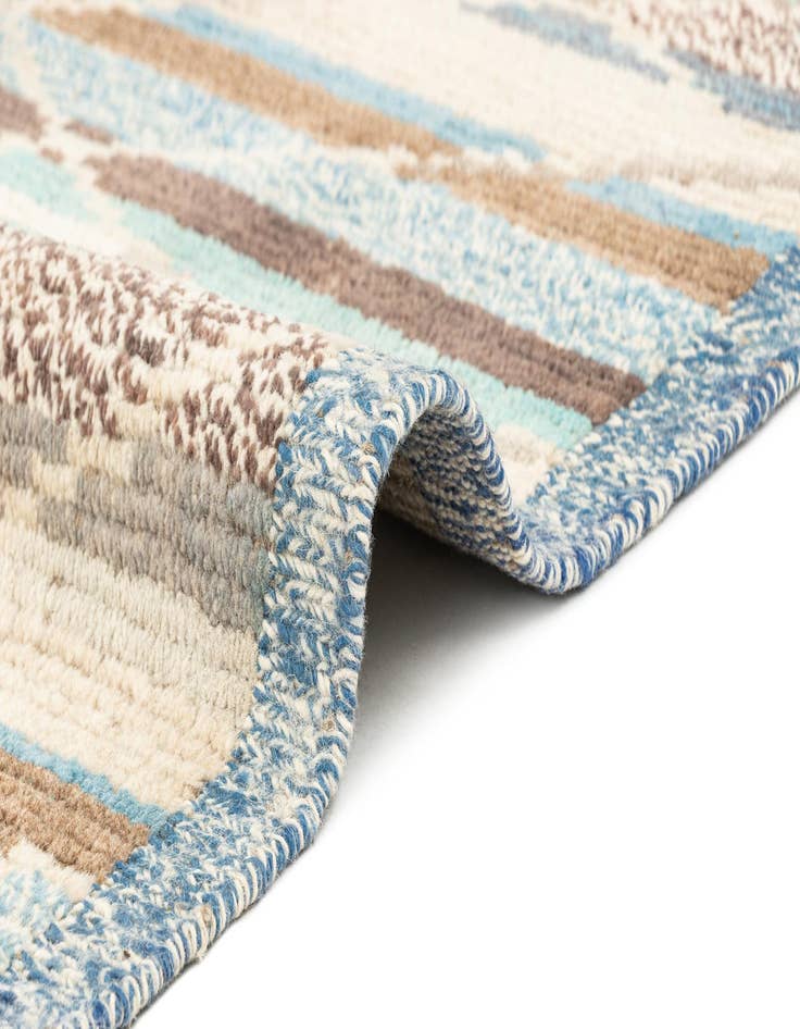 Detail image of 8' 3 x 9' 11  Hand Knotted Beni Marok Rug