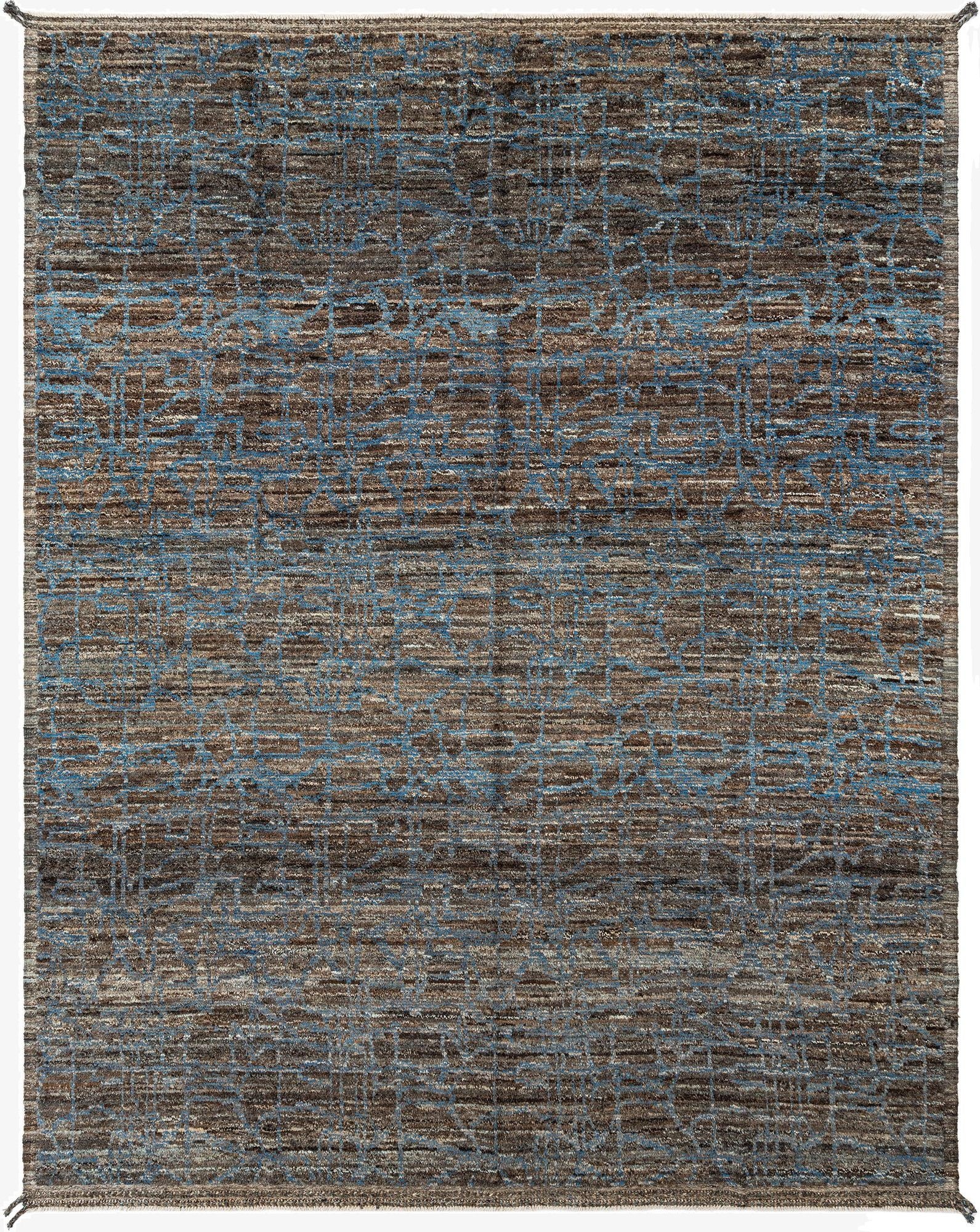 10' 10 x 13' 10  Hand Knotted Beni Marok Rug