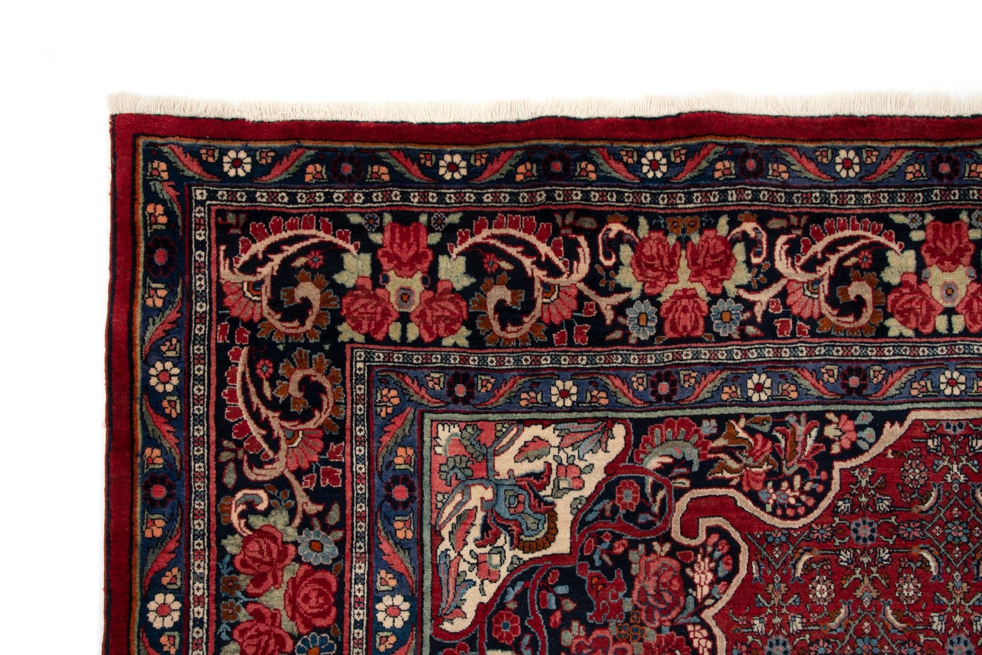 8' 5 x 11' 11 Hand Knotted Bidjar Persian Rug