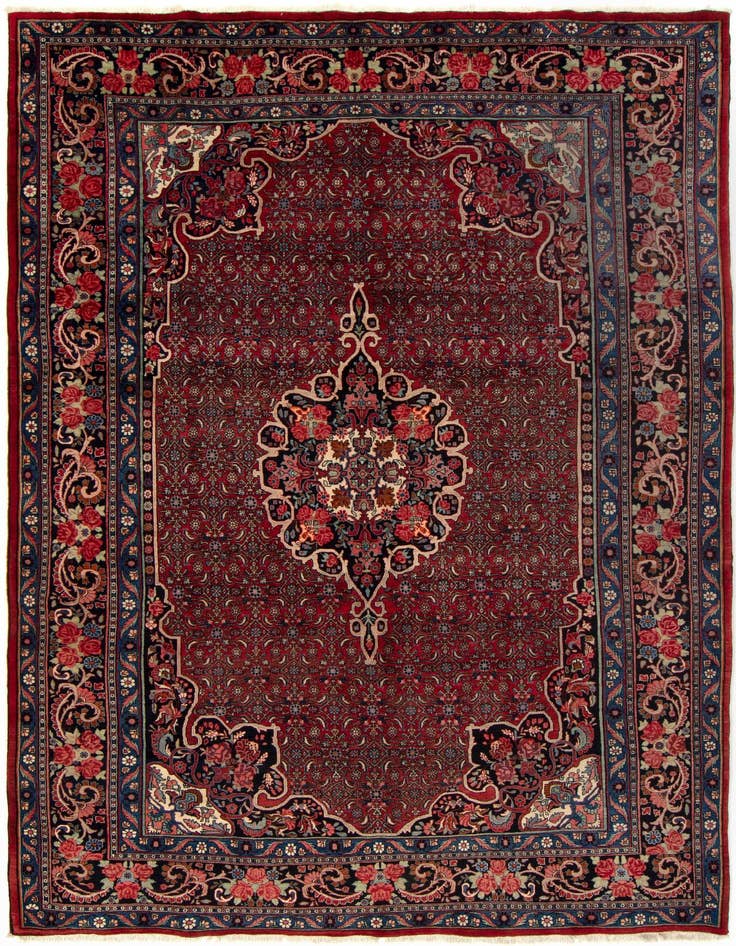 Detail image of 8' 5 x 11' 11 Hand Knotted Bidjar Persian Rug