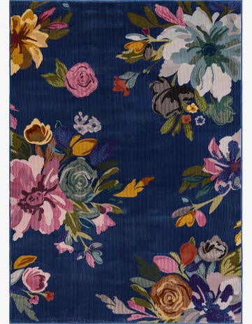 Blue Blossom Rug