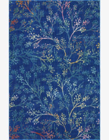 Blue Blossom Rug