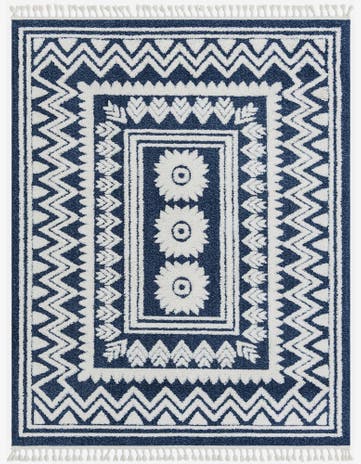 Blue Boho Rug