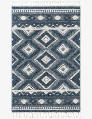 Blue Boho Rug