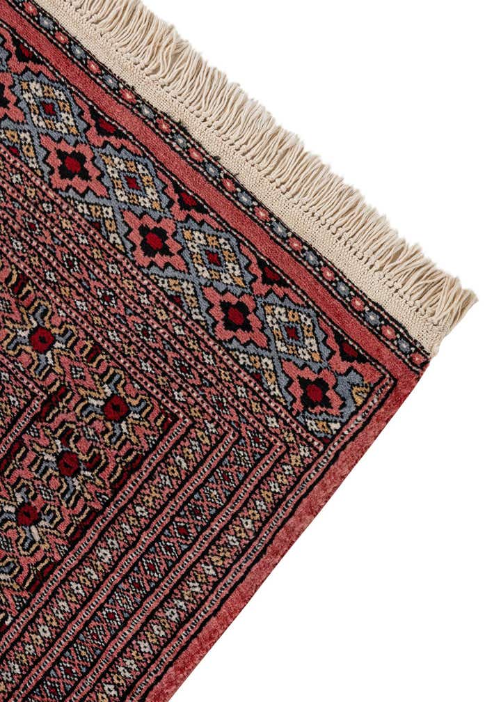 4' 2 x 6' 6 Hand Knotted Bokhara Oriental Wool Rug