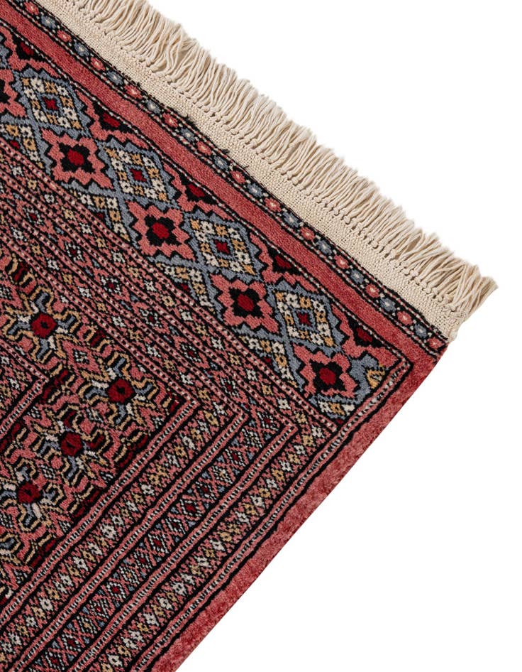 Detail image of 4' 2 x 6' 6  Hand Knotted Bokhara Oriental Wool Rug