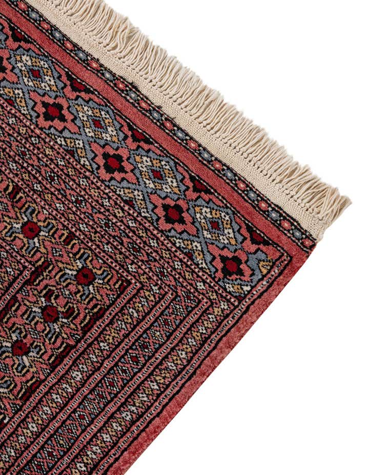 4' 2 x 6' 6 Hand Knotted Bokhara Oriental Wool Rug