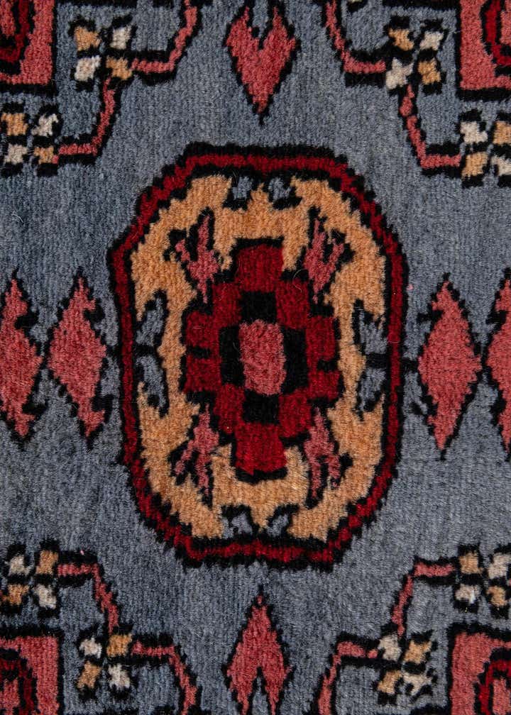 4' 2 x 6' 6 Hand Knotted Bokhara Oriental Wool Rug