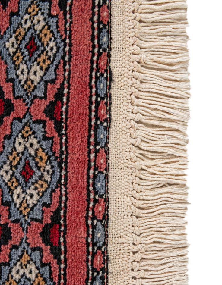 Detail image of 4' 2 x 6' 6  Hand Knotted Bokhara Oriental Wool Rug