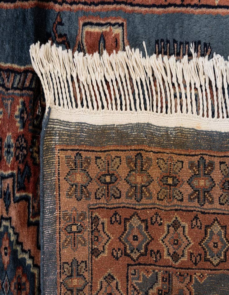 Detail image of 3' 2 x 4' 10  Hand Knotted Bokhara Oriental Wool Rug