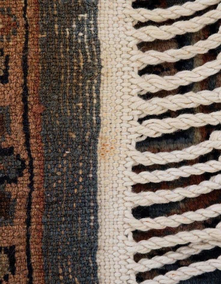 Detail image of 3' 2 x 4' 10  Hand Knotted Bokhara Oriental Wool Rug
