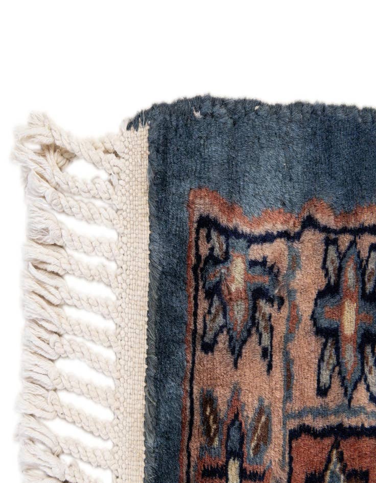 Detail image of 3' 2 x 4' 10  Hand Knotted Bokhara Oriental Wool Rug