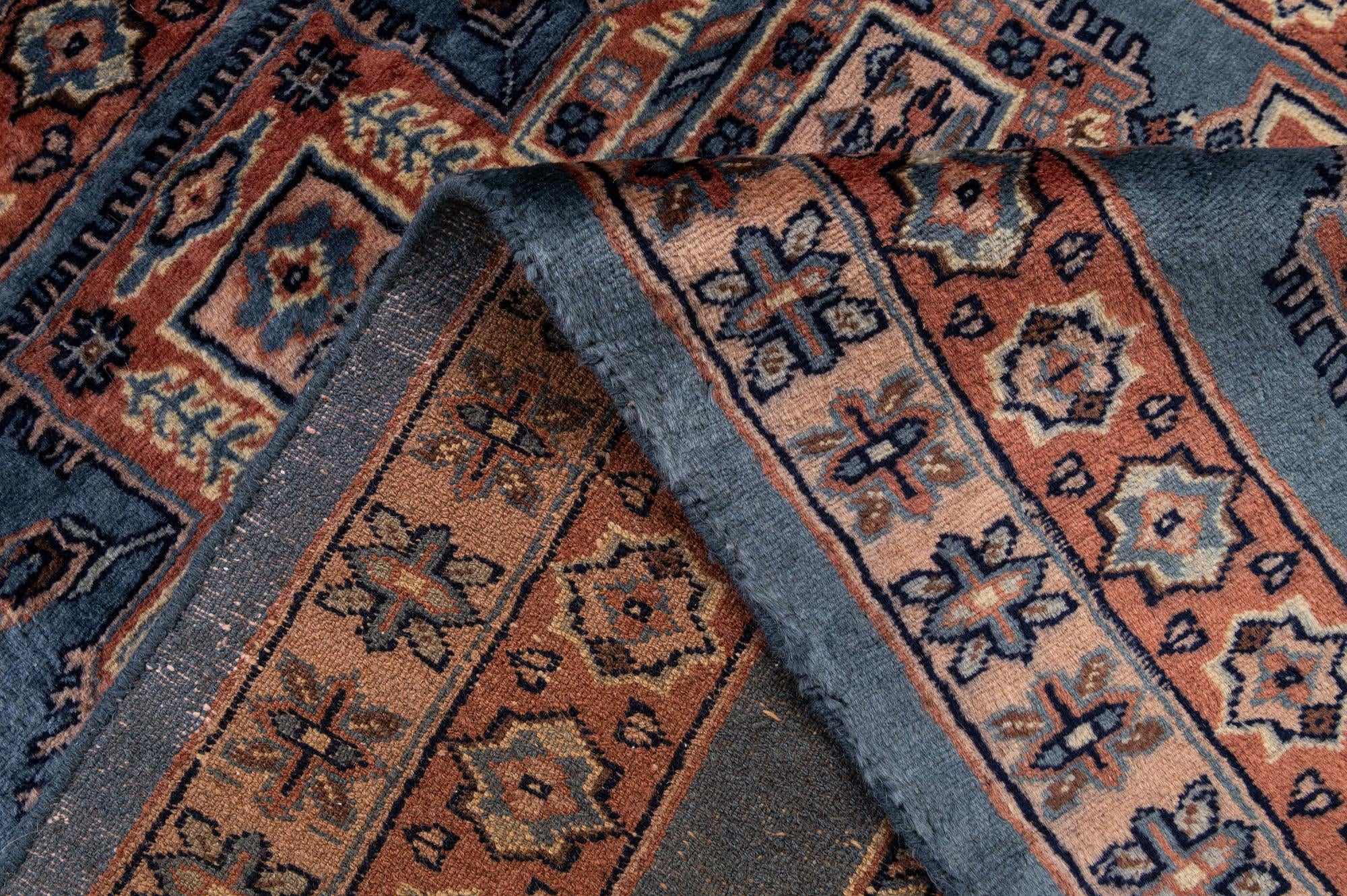 3' 2 x 4' 10 Hand Knotted Bokhara Oriental Wool Rug