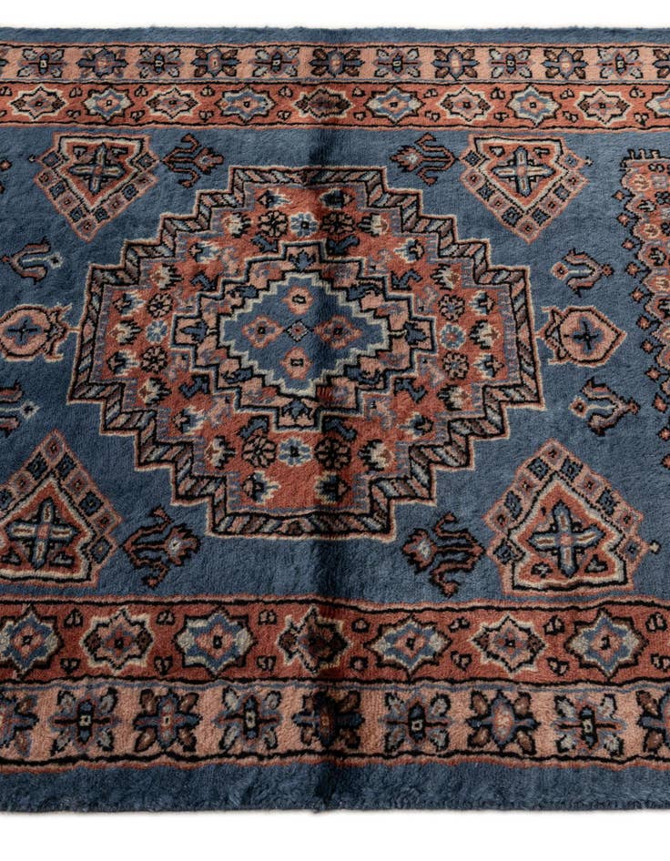 Detail image of 3' 1 x 5' Hand Knotted Bokhara Oriental Wool Rug