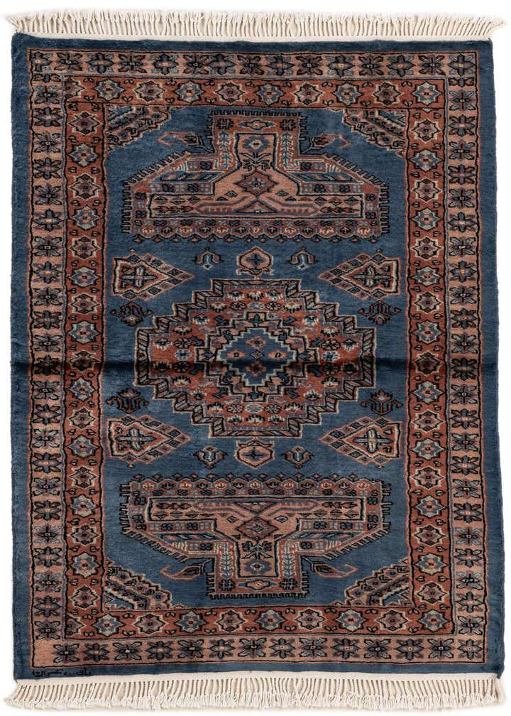3' 1 x 5' Hand Knotted Bokhara Oriental Wool Rug