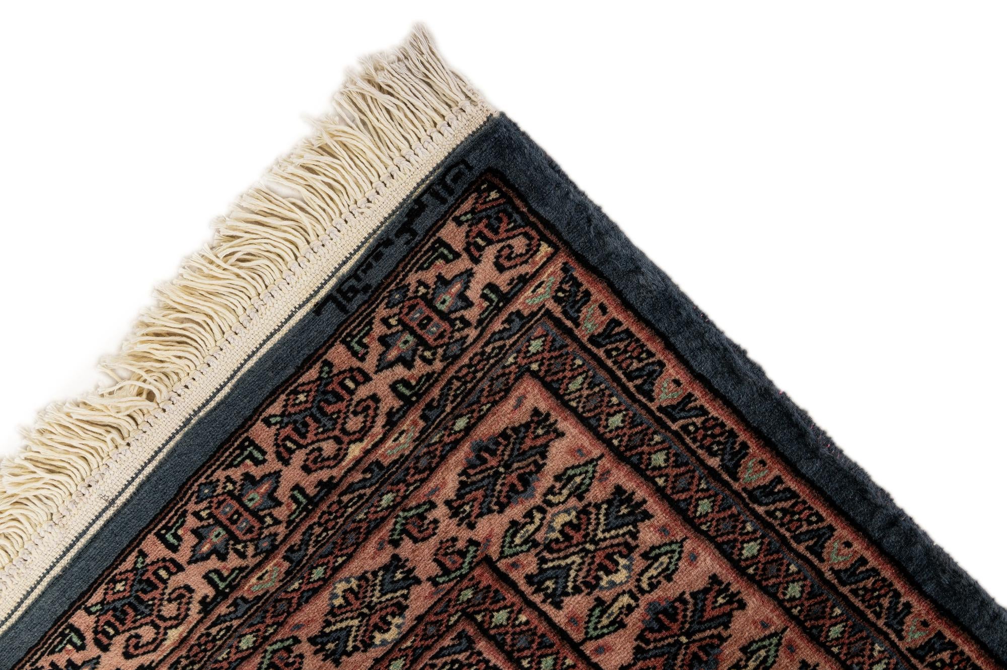 3' 2 x 4' 11 Hand Knotted Bokhara Oriental Wool Rug