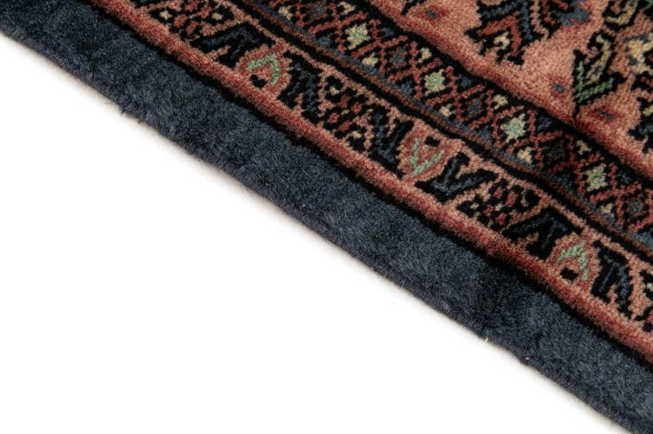 Detail image of 3' 2 x 4' 11 Hand Knotted Bokhara Oriental Wool Rug