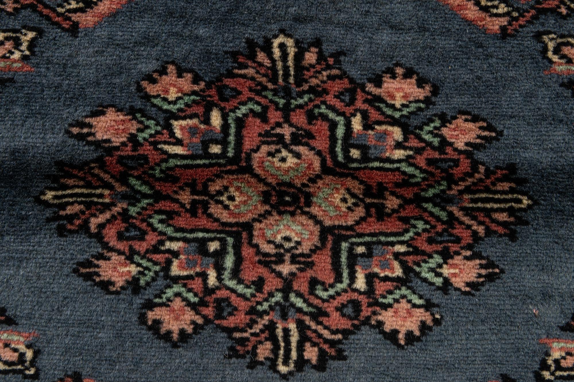 3' 2 x 4' 11 Hand Knotted Bokhara Oriental Wool Rug