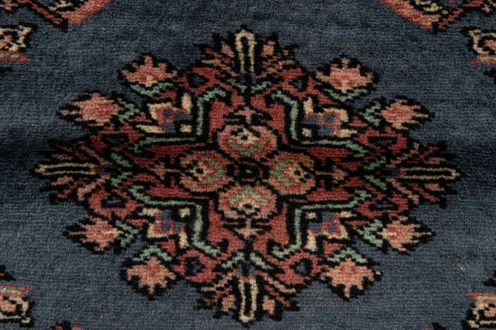 3' 2 x 4' 11 Hand Knotted Bokhara Oriental Wool Rug