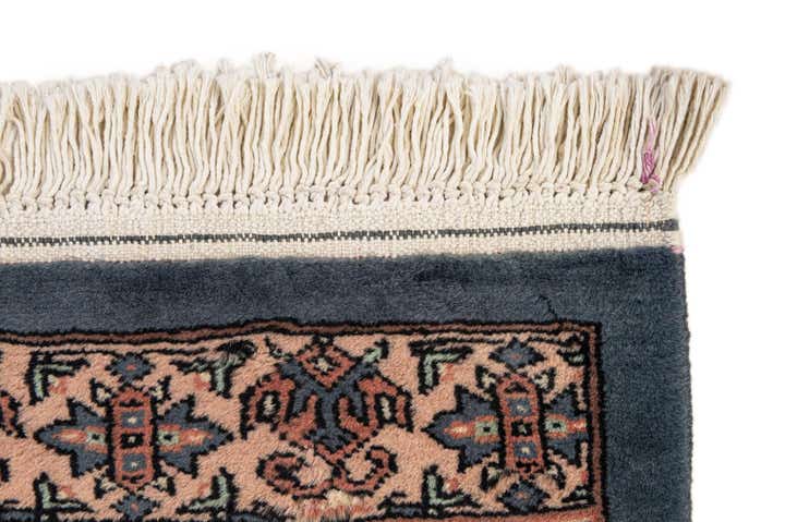 3' 2 x 4' 11 Hand Knotted Bokhara Oriental Wool Rug