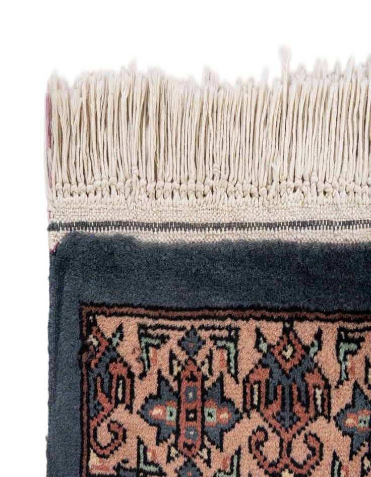 Detail image of 3' 2 x 4' 11  Hand Knotted Bokhara Oriental Wool Rug