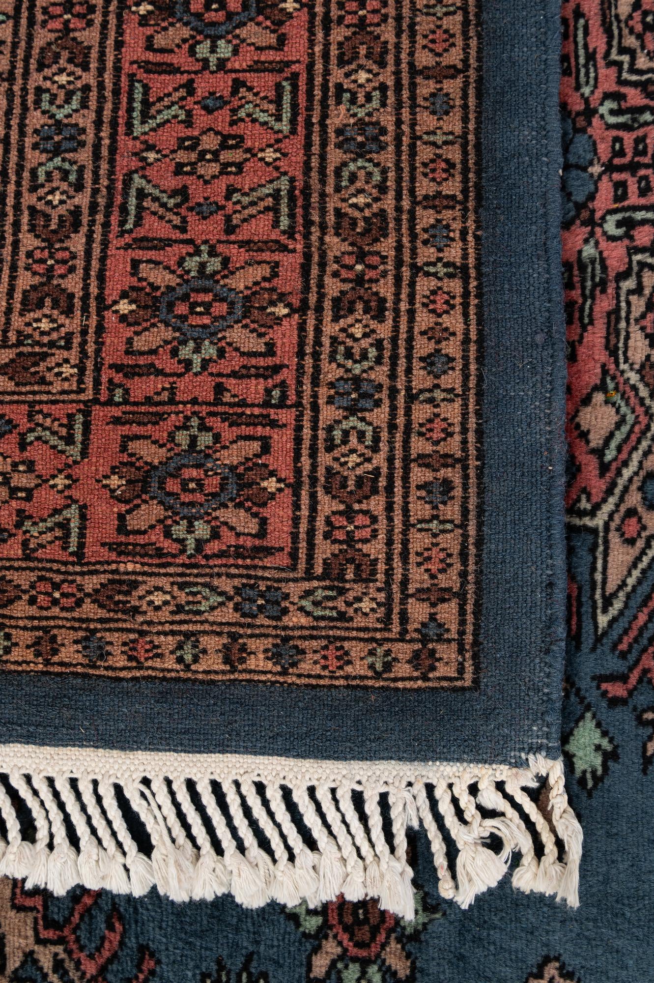 4' 3 x 6' Hand Knotted Bokhara Oriental Wool Rug