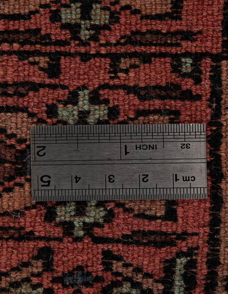 Detail image of 4' 3 x 6'  Hand Knotted Bokhara Oriental Wool Rug