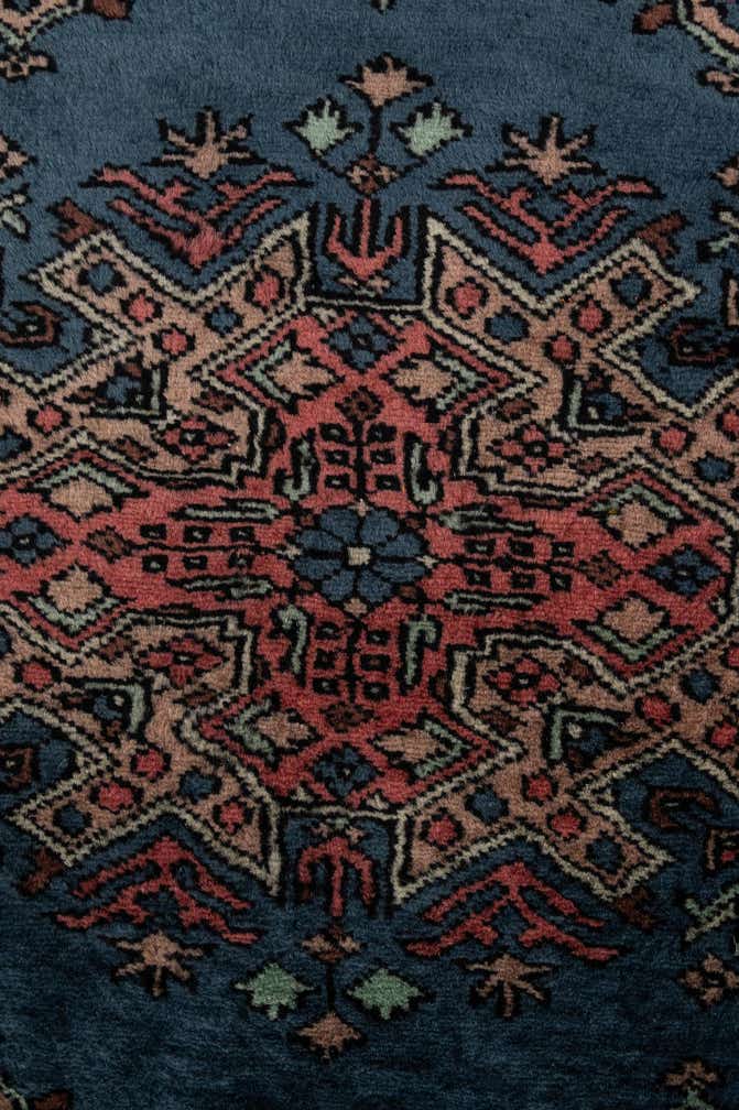 4' 3 x 6' Hand Knotted Bokhara Oriental Wool Rug