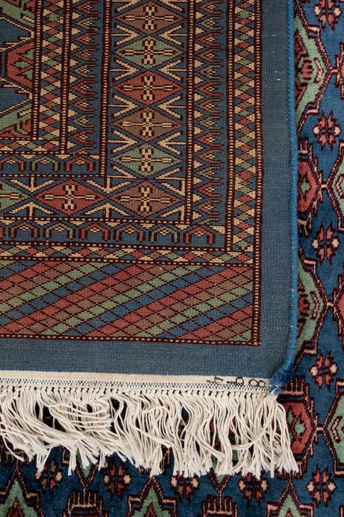 4' 2 x 5' 6 Hand Knotted Bokhara Oriental Wool Rug
