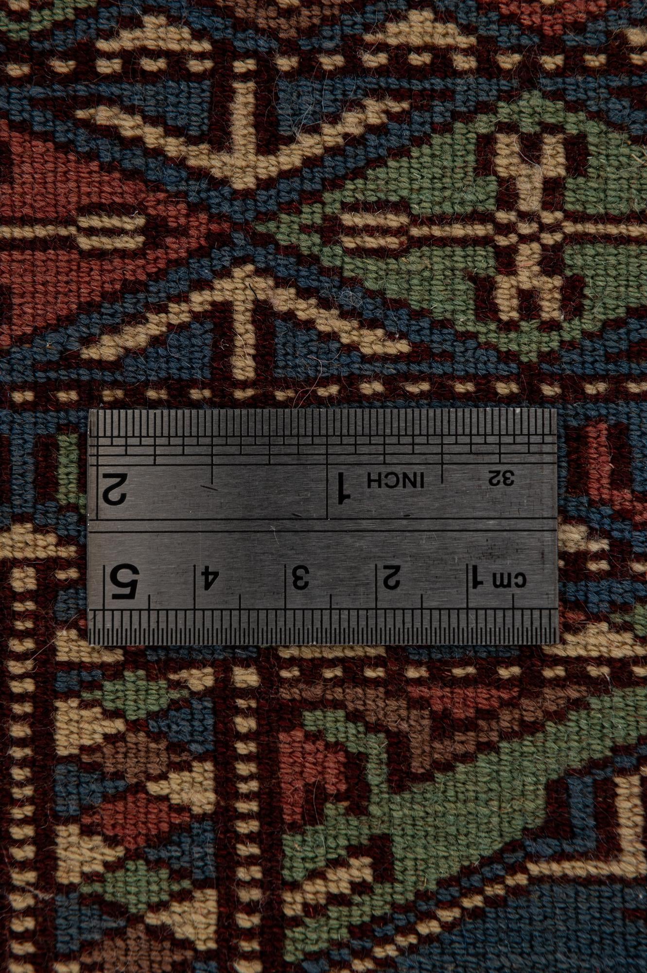4' 2 x 5' 6 Hand Knotted Bokhara Oriental Wool Rug
