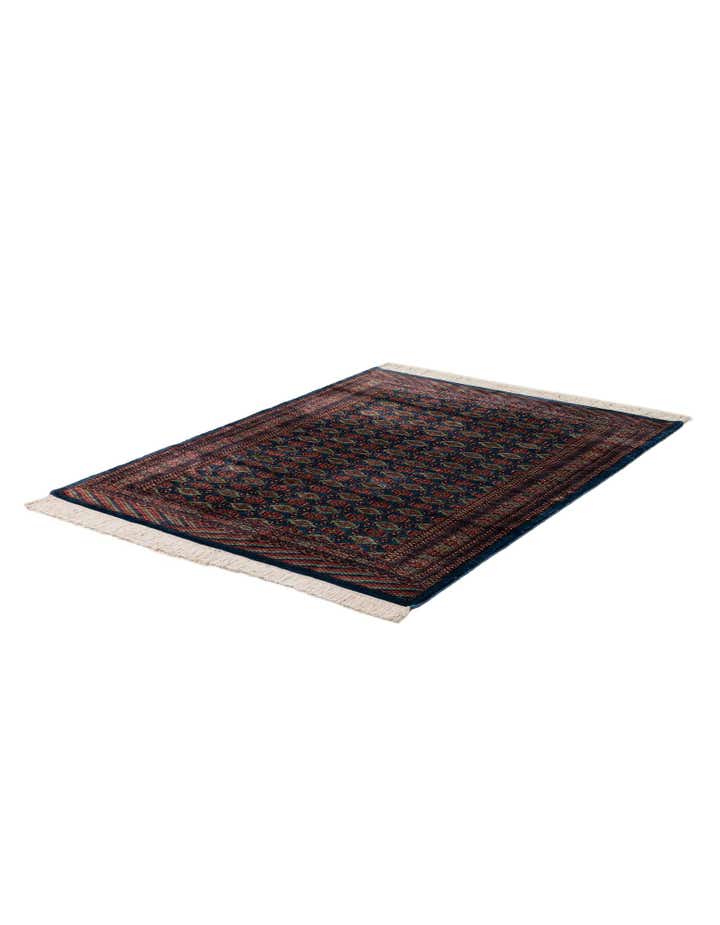 4' 2 x 5' 6 Hand Knotted Bokhara Oriental Wool Rug