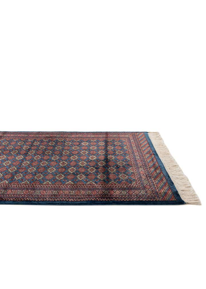 4' 2 x 5' 6 Hand Knotted Bokhara Oriental Wool Rug