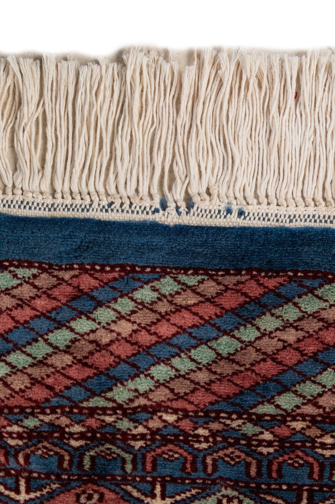 4' 2 x 5' 6 Hand Knotted Bokhara Oriental Wool Rug