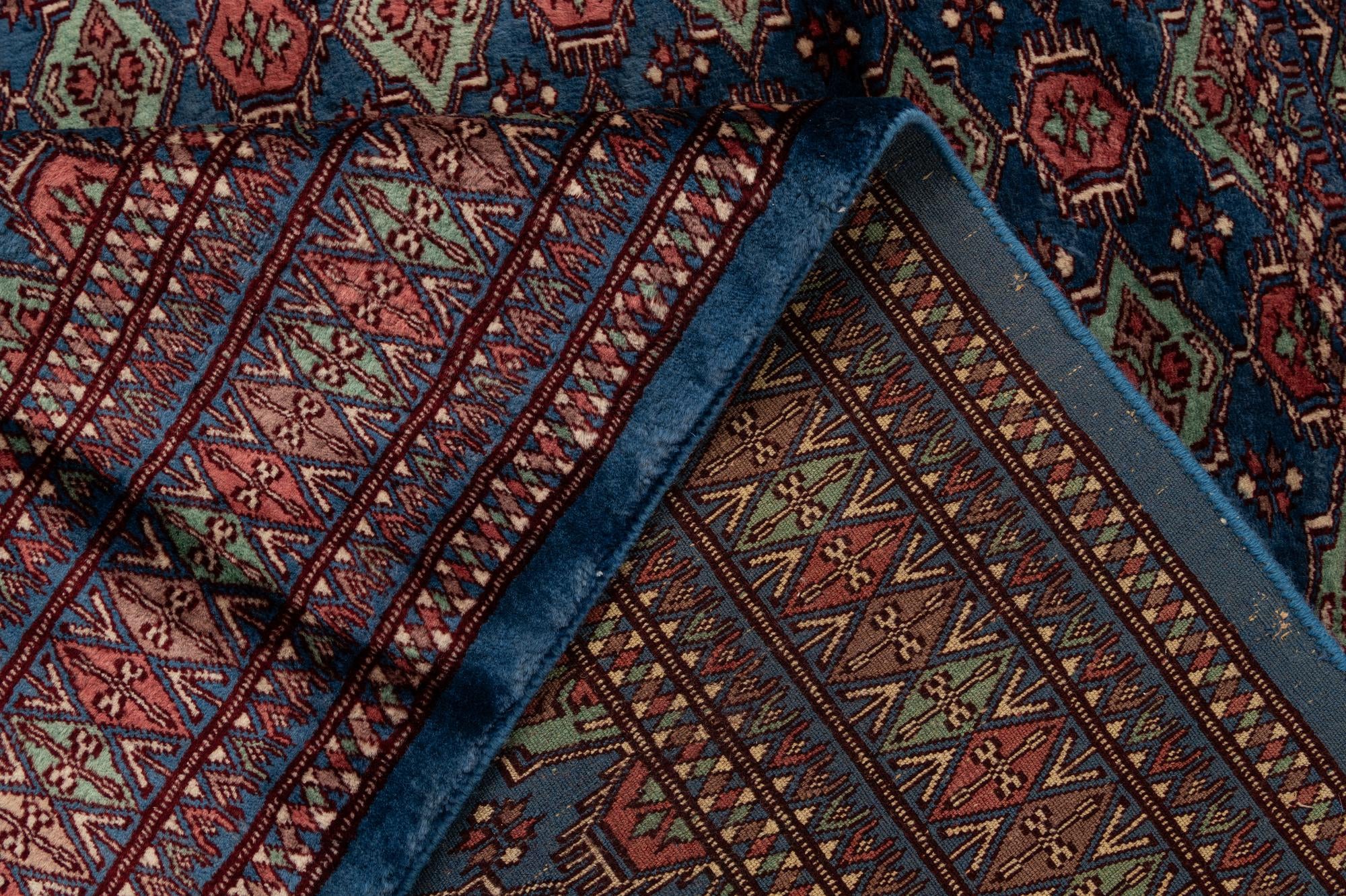 4' 2 x 5' 6 Hand Knotted Bokhara Oriental Wool Rug