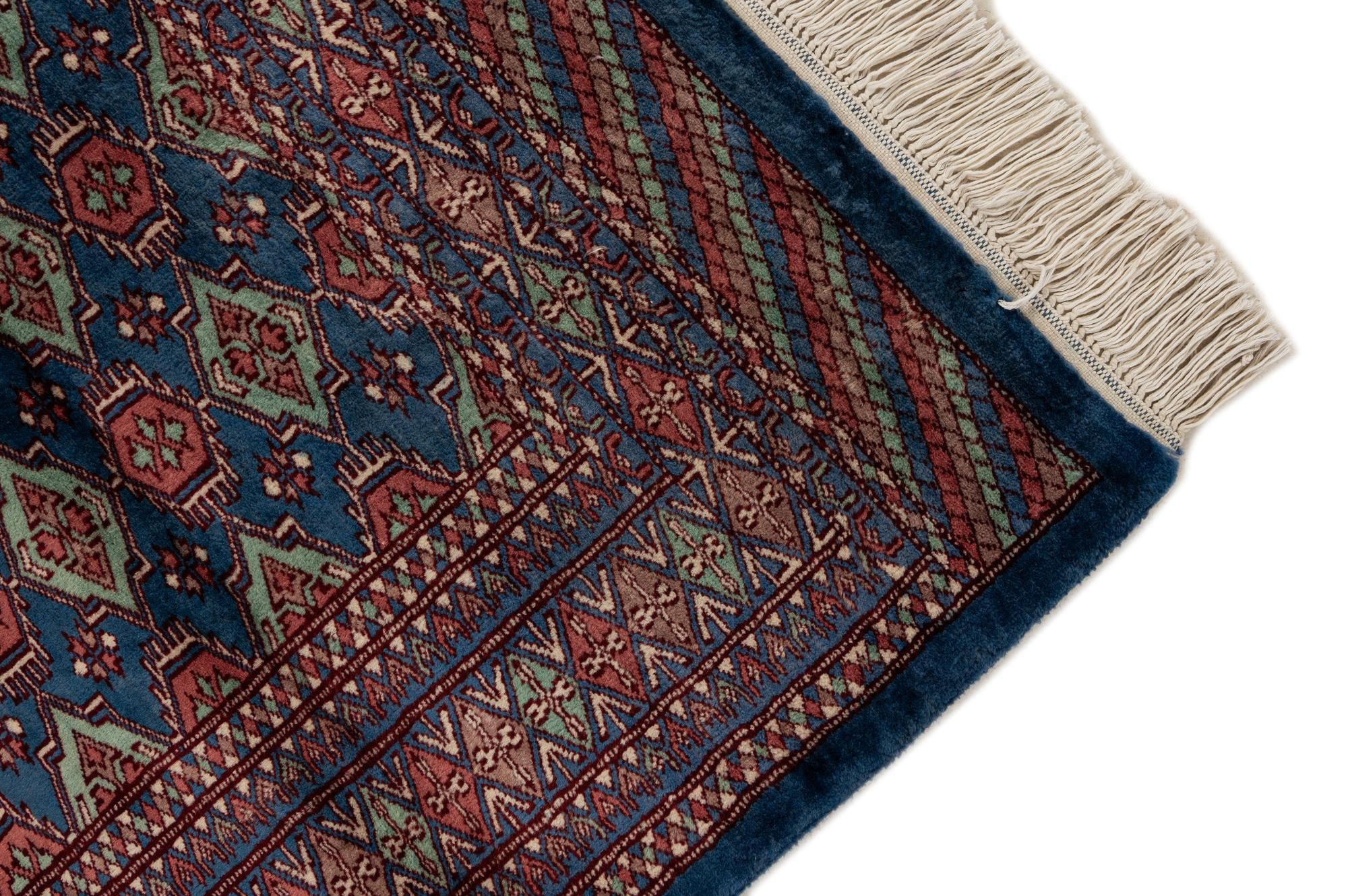 4' 2 x 5' 6 Hand Knotted Bokhara Oriental Wool Rug