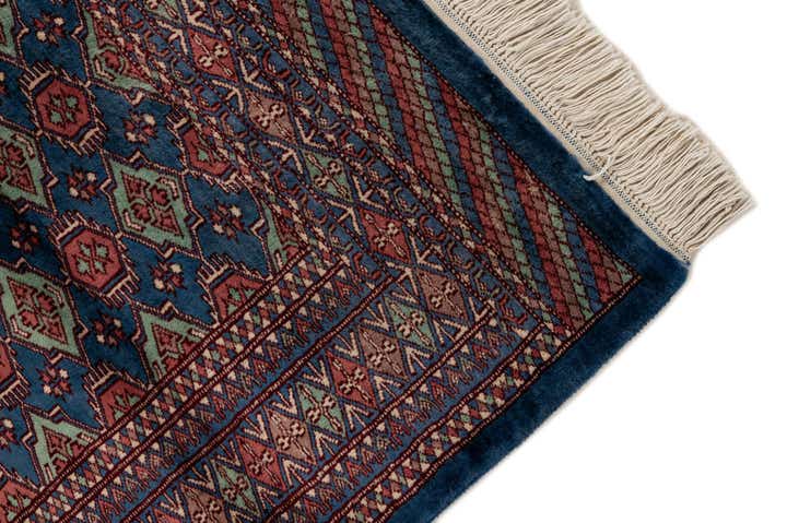 4' 2 x 5' 6 Hand Knotted Bokhara Oriental Wool Rug