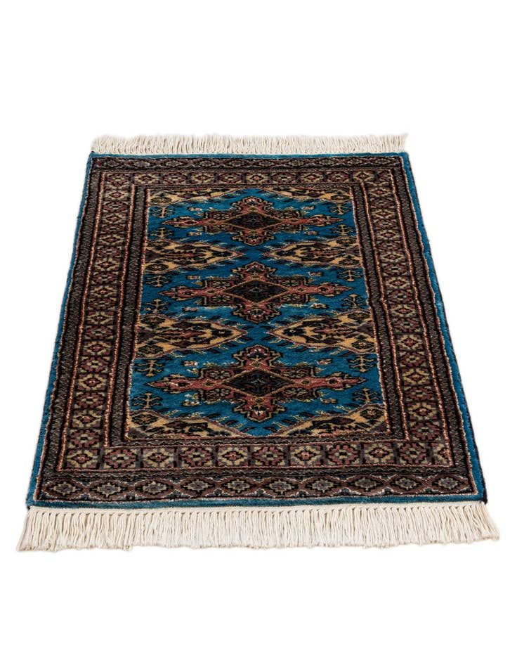 Detail image of 2' 1 x 3' 2 Hand Knotted Bokhara Oriental Rug