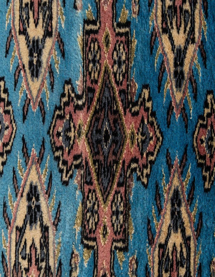 Detail image of 2' 1 x 3' 2 Hand Knotted Bokhara Oriental Rug
