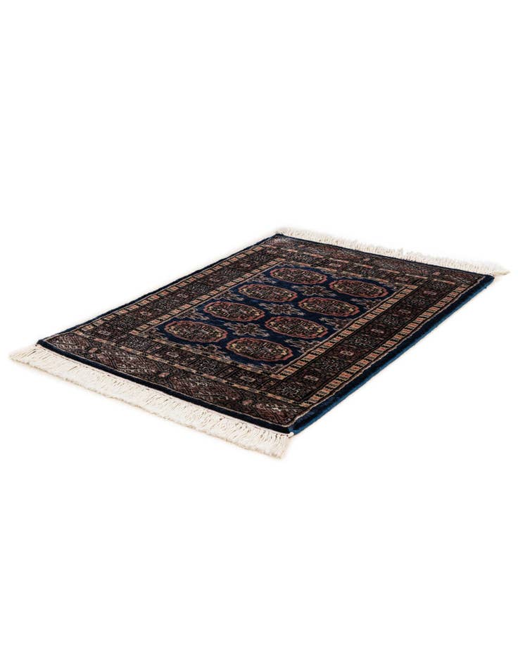 Detail image of 2' 2 x 3' Hand Knotted Bokhara Oriental Wool Rug