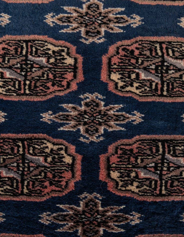 Detail image of 2' 2 x 3' Hand Knotted Bokhara Oriental Wool Rug