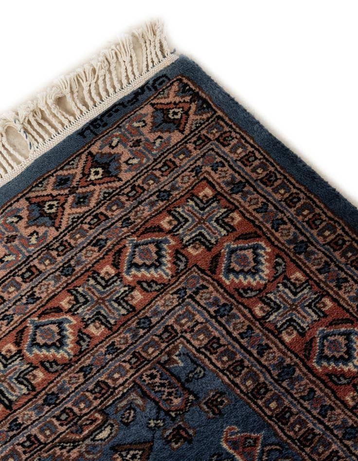 Detail image of 4' 2 x 6' 7  Hand Knotted Bokhara Wool Rug