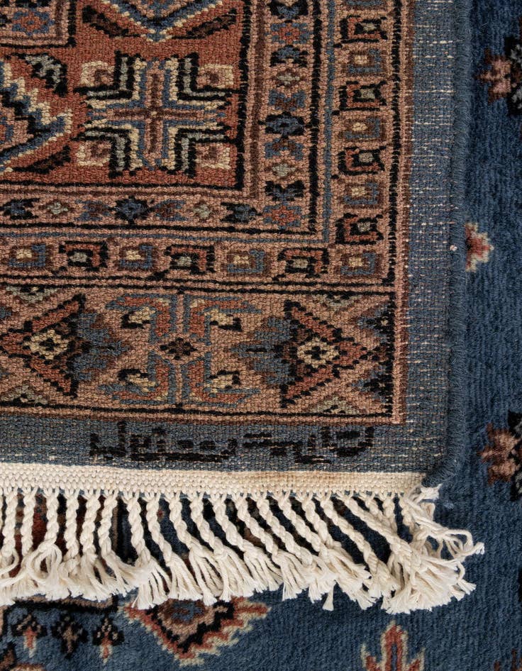 Detail image of 4' 2 x 6' 7  Hand Knotted Bokhara Wool Rug