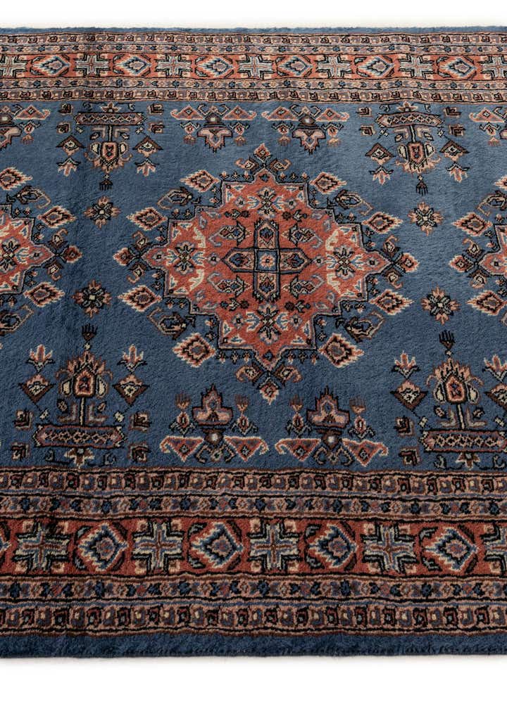 4' 2 x 6' 7 Hand Knotted Bokhara Wool Rug