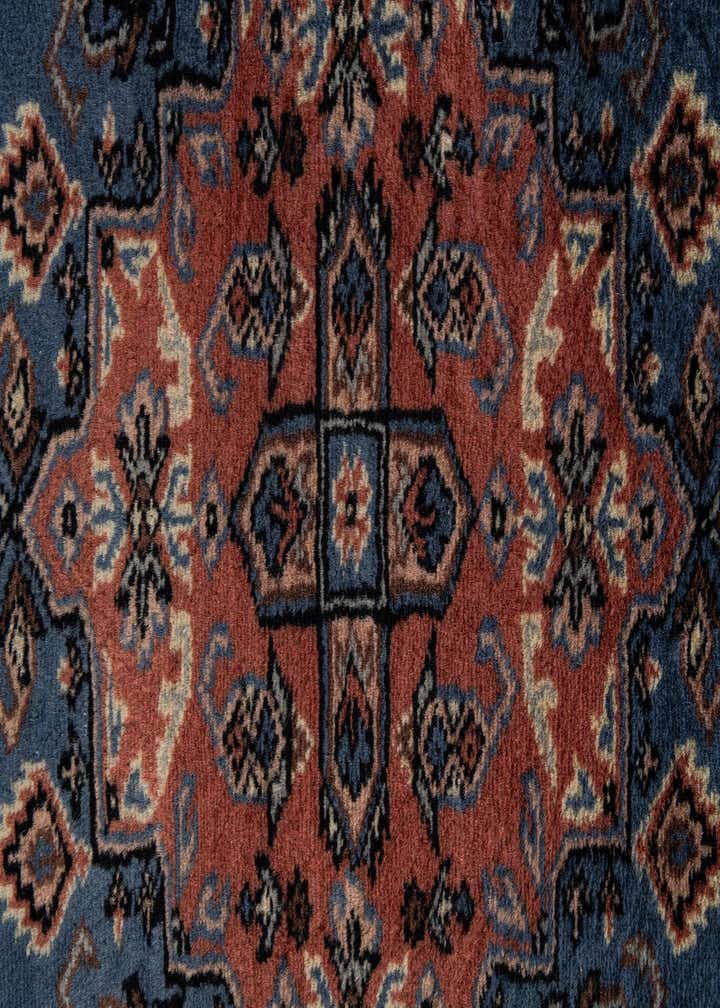 4' 2 x 6' 7 Hand Knotted Bokhara Wool Rug