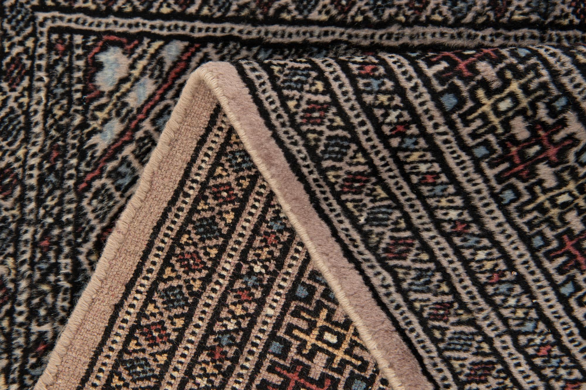 2' 9 x 4' Hand Knotted Bokhara Wool Rug