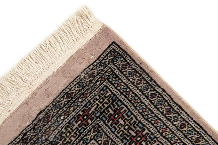 2' 9 x 4' Hand Knotted Bokhara Wool Rug
