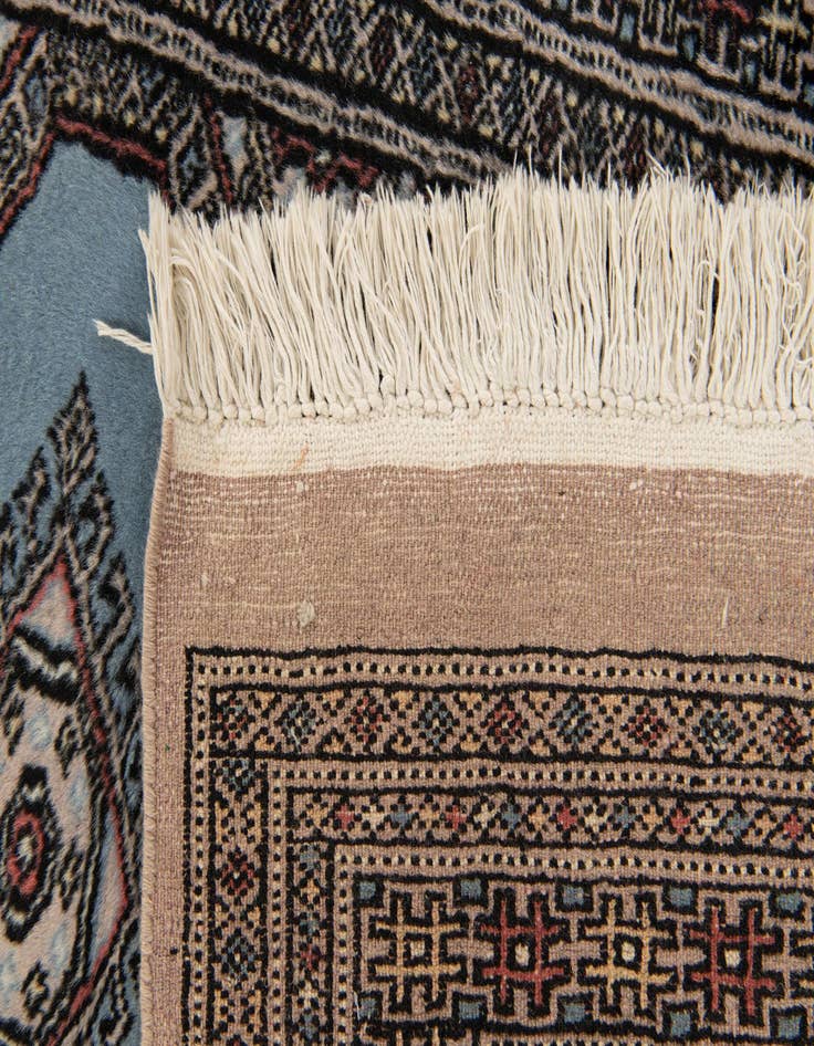 Detail image of 2' 9 x 4' Hand Knotted Bokhara Wool Rug