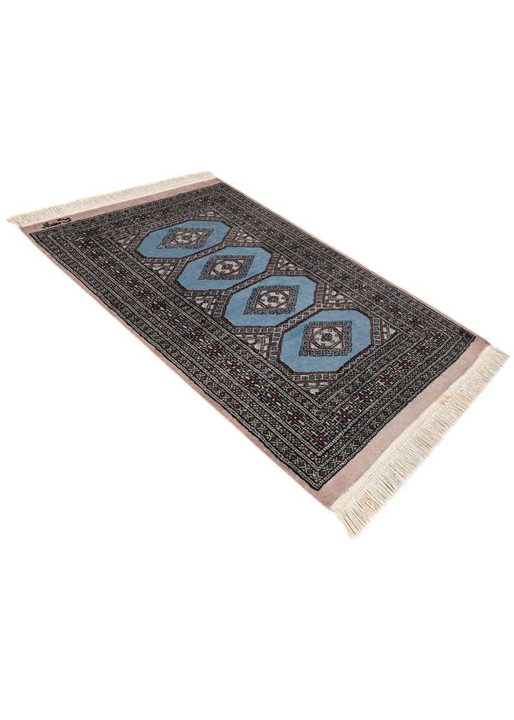 2' 9 x 4' Hand Knotted Bokhara Wool Rug