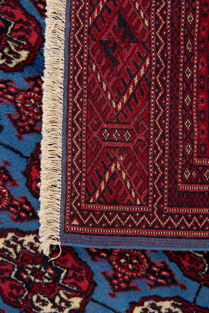 4' 2 x 6' 6 Hand Knotted Bokhara Wool Rug