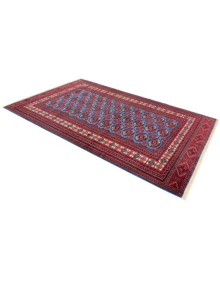 4' 2 x 6' 6 Hand Knotted Bokhara Wool Rug